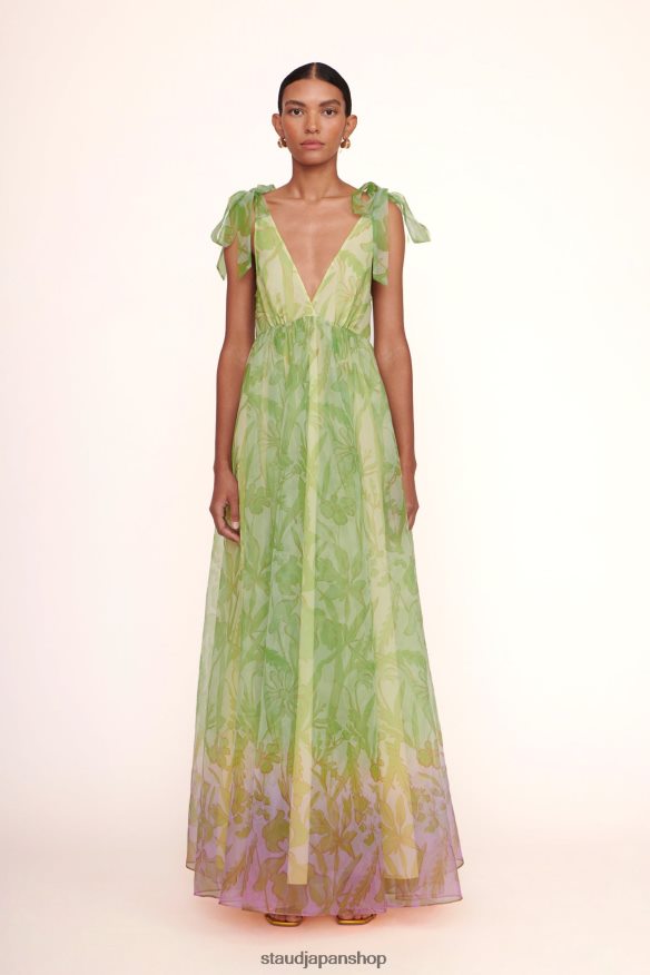 衣類 Z06Z66270 STAUD 女性 タンポポのドレス ライムマゼンタの