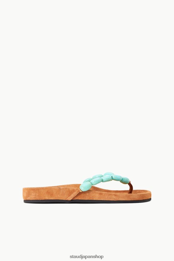 【関税込み】Staud タン Michel サンダル サンダル : STAUD 日本ミニドレスのシックなシンプルさ, STAUD